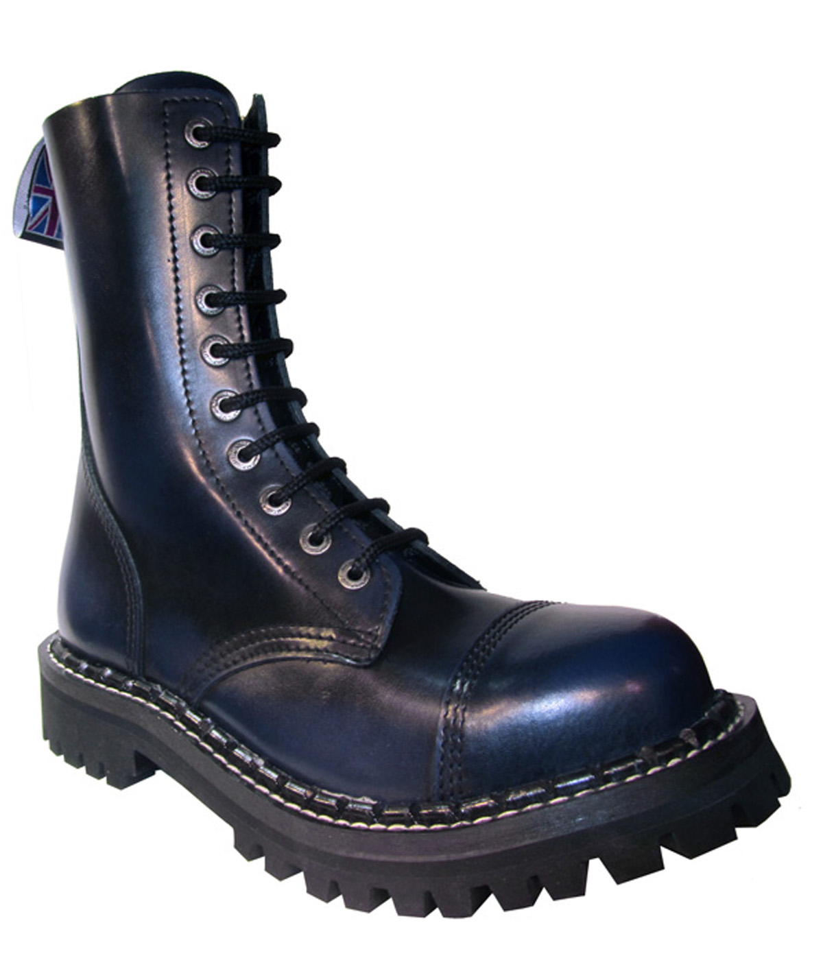 BOTA RANGER AZUL Y NEGRA 10 AGUJEROS